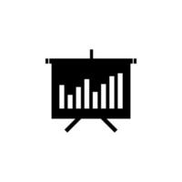 chart board vector icon illustration