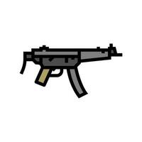 gun weapon war color icon vector illustration