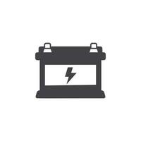 car battery vector icon illustration