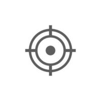 aim vector icon illustration