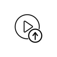 video distribution vector icon illustration