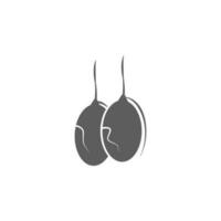 male eggs vector icon illustration