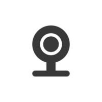 Webcam vector icon illustration