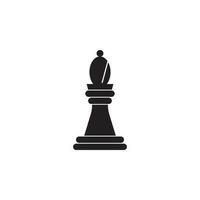 elephant figure in chess vector icon illustration