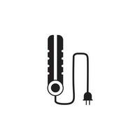 hair straightener vector icon illustration