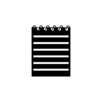 notebook vector icon illustration