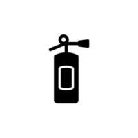 Fire extinguisher vector icon illustration