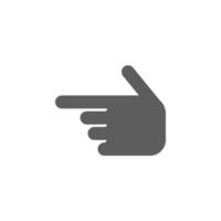 hand gesture vector icon illustration