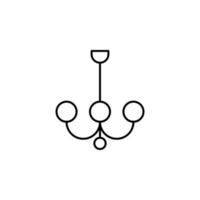 chandelier vector icon illustration