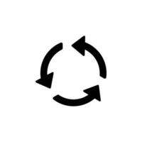 circular flechas vector icono ilustración
