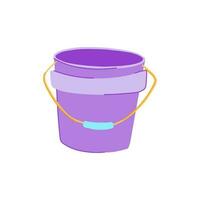 jar plastic bucket cartoon vector illustration