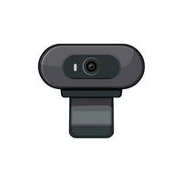 lens web camera cartoon vector illustration