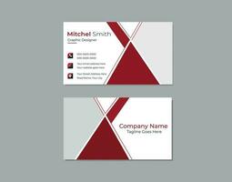 Modern business card template vector