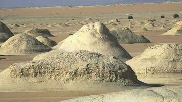 Suv In The White Desert Of Bahariya, Egypt video