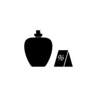 Perfume, discount vector icon illustration
