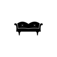 sofa vector icon illustration