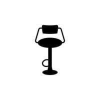 Bar chair vector icon illustration