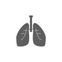 lungs vector icon illustration