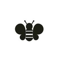 cute bee vector icon illustration