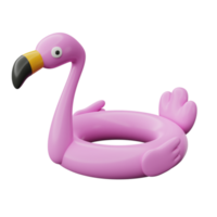flamingo natação anel png
