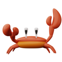 krab 3d illustratie png