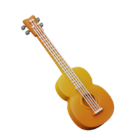 guitare 3d illustration png