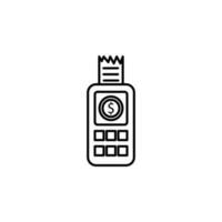 check machine, check vector icon illustration