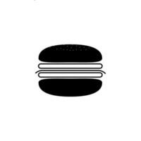 hamburguesa vector icono ilustración