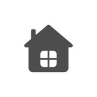 house letter vector icon illustration