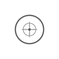 aim vector icon illustration