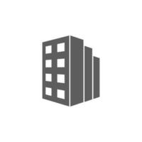 3d building apartments vector icon illustration