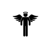 Angel vector icon illustration