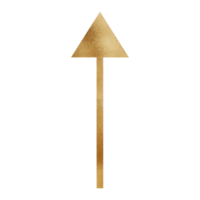 Gold Arrow Up png