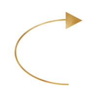 Gold Arrow Right png