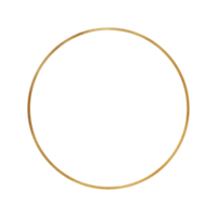 dourado círculo esboço png