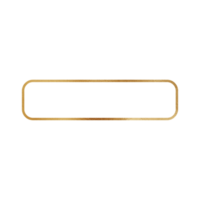 Gold Rectangle Outline png