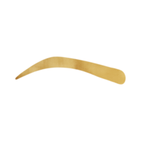 Gold gewölbt Braue png