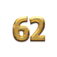 Number gold luxury, use birthday,age,anniversary png