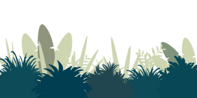 tropisch Busch. tropisch Blatt isoliert auf transparent Hintergrund. png