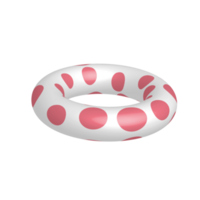 colorida inflável nadar anel em transparente fundo, borracha natação anel, mar Diversão e segurança png