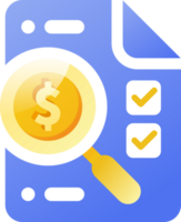 financieel audit pictogrammen png