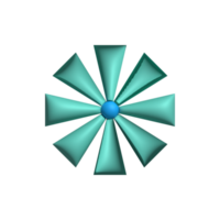 3d flor aislado png