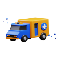 ambulance 3d illustration png