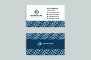 Simple business card template vector