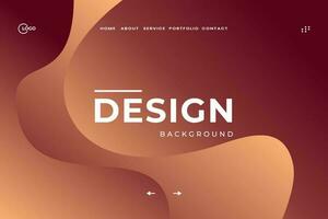 3D Background Modern Wave curve abstract presentation, adorned with abstract decoration, halftone gradients, and 3D vector illustration, is an ideal choice for a landing page website.