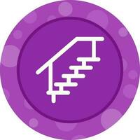 icono de vector de escaleras