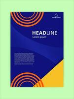 Modern book cover templates vector