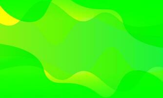 fondo abstracto de onda verde vector