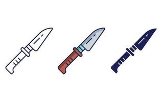 Army knife vector icon