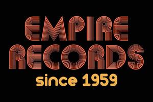 Empire Records Since 1959 T-Shirt Design vector